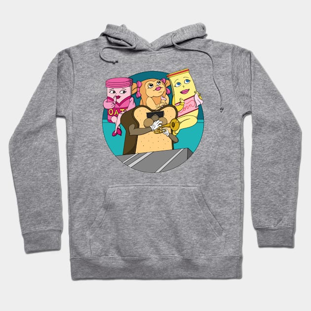 Cereal Sisters Hoodie by Mouse Magic with John and Joie